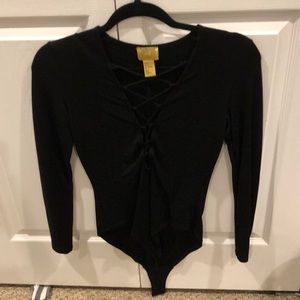 Hm lace up bodysuit